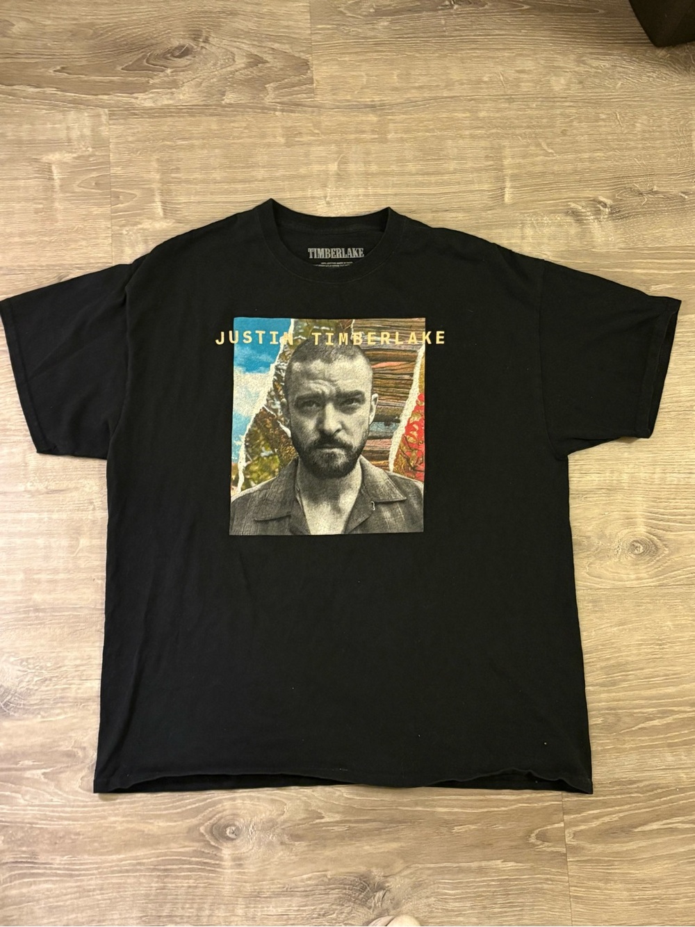 Justin Timberlake Black Graphic Tee